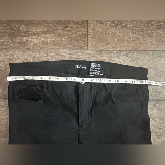 926 Women’s Stretch 5 Pocket Design Black Skinny Jeans Size 16 - Picture 5 of 6